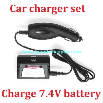 XK-A600 airplance parts car charger set for 7.4v battery